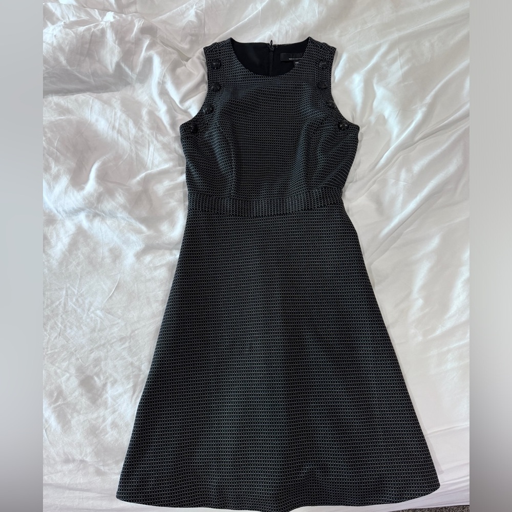 White House Black Market Fit and Flare sleeveless dress